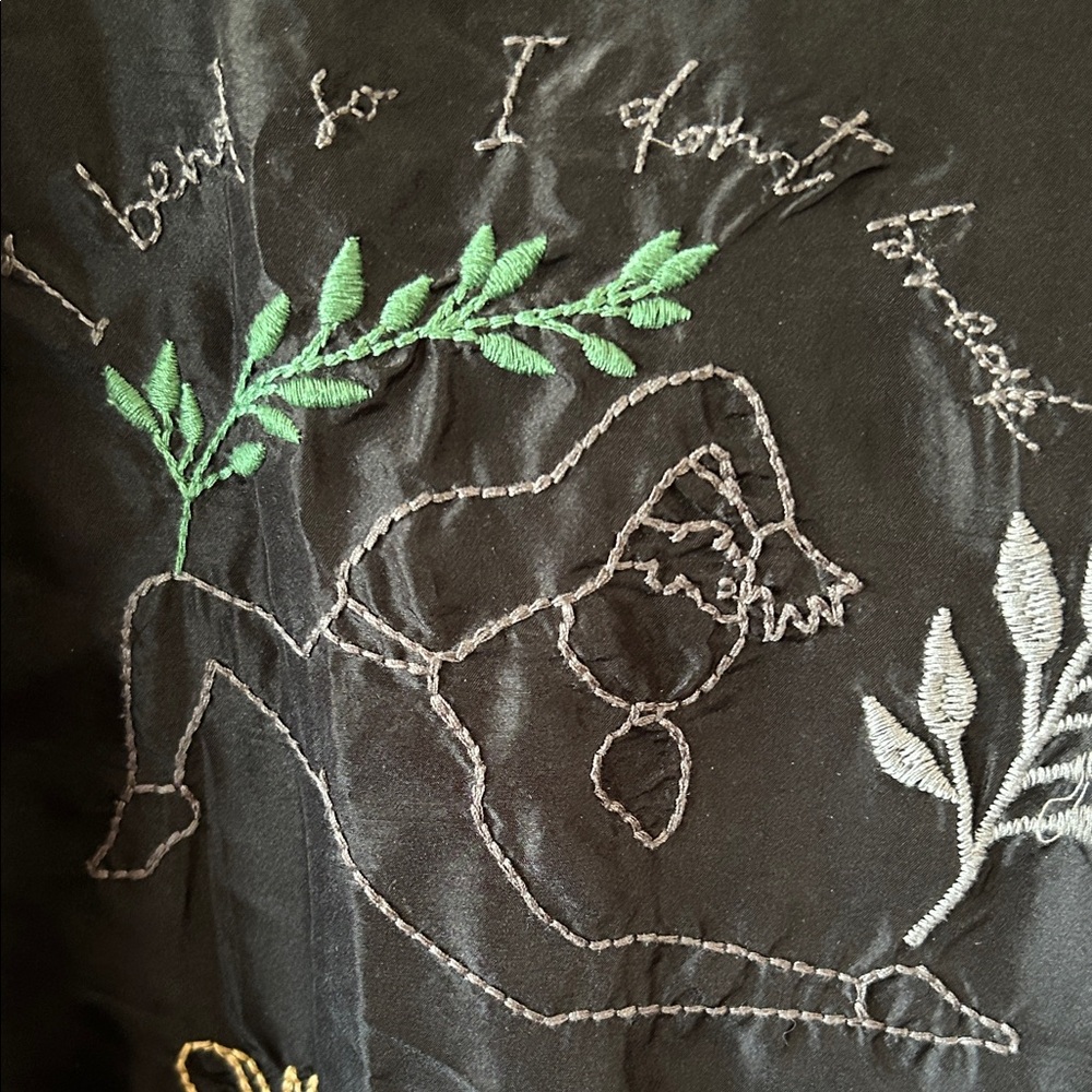 Johnny Was Black Embroidered Top - Picture 9 of 10
